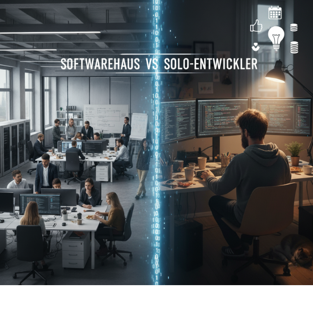 Solo-Entwickler oder großes Softwarehaus? Ihre entscheidenden Vorteile mit einem fokussierten Experten
